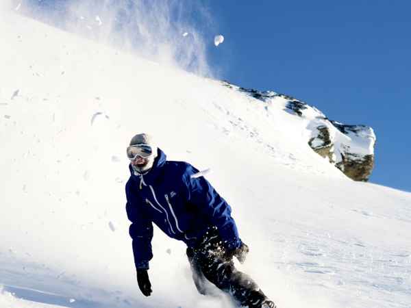 Snowboarder Powder